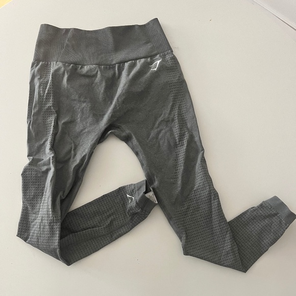 NWOT Gym Shark Vital Seamless 2.0 Leggings - Smokey Gray - Picture 3 of 3